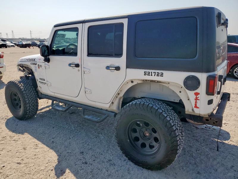 1C4BJWDG2FL711447 - 2015 JEEP WRANGLER U SPORT WHITE photo 2