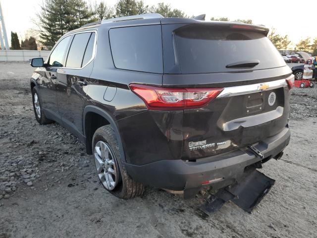 1GNEVGKW3JJ255729 - 2018 CHEVROLET TRAVERSE LT BLACK photo 2