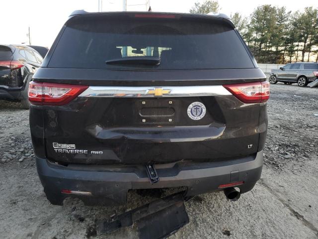 1GNEVGKW3JJ255729 - 2018 CHEVROLET TRAVERSE LT BLACK photo 6