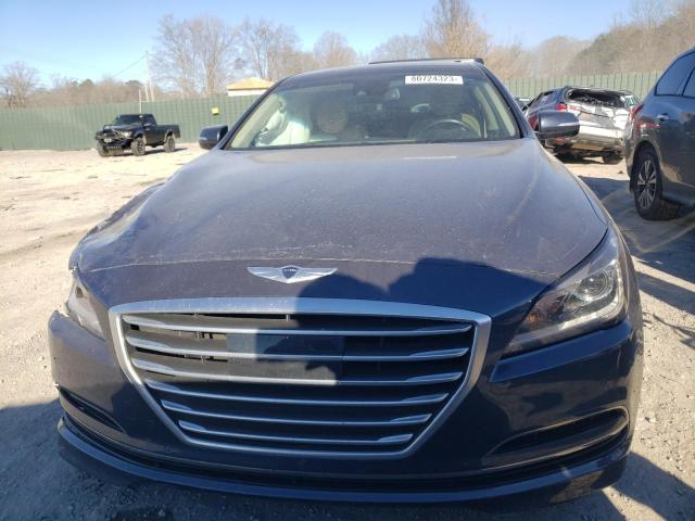 KMHGN4JE1FU075675 - 2015 HYUNDAI GENESIS 3.8L BLUE photo 5