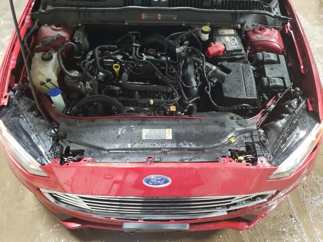 3FA6P0HD6LR162948 - 2020 FORD FUSION SE RED photo 11