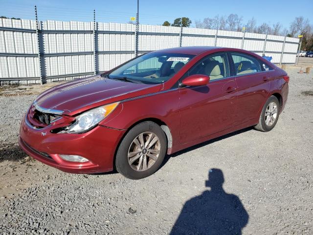 5NPEB4AC4DH518007 - 2013 HYUNDAI SONATA GLS BURGUNDY photo 1