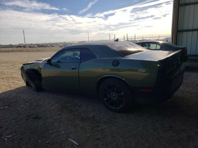 2C3CDZGG3PH544687 - 2023 DODGE CHALLENGER SXT GREEN photo 2