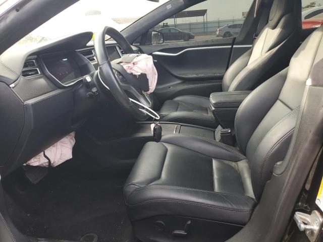 5YJSA1E20HF233041 - 2017 TESLA MODEL S შავი ფოტო 7
