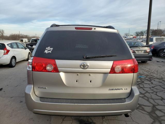 5TDZK23C19S266897 - 2009 TOYOTA SIENNA CE SILVER photo 6