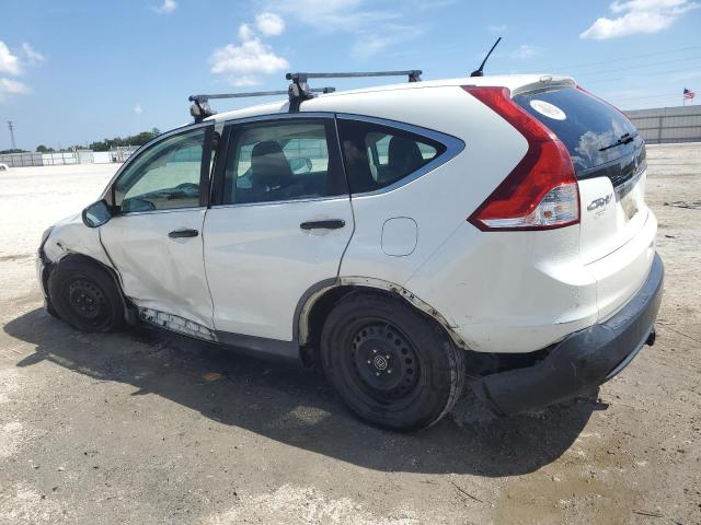 5J6RM4H39DL067017 - 2013 HONDA CR-V LX WHITE photo 2