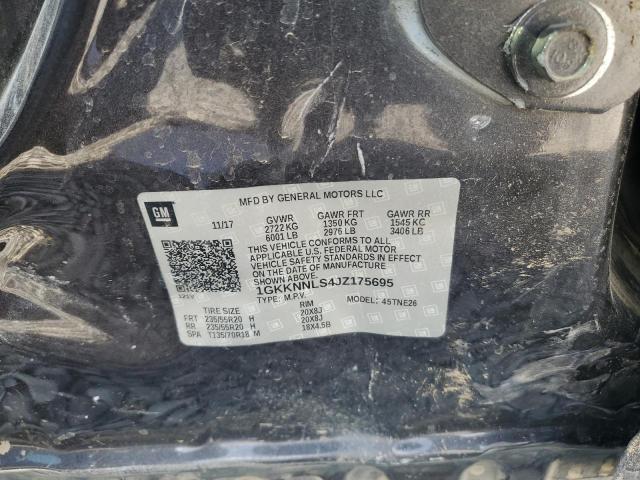 1GKKNNLS4JZ175695 - 2018 GMC ACADIA SLT-2 ნაცრისფერი ფოტო 13