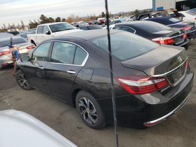 1HGCR2F36HA254304 - 2017 HONDA ACCORD LX BLACK photo 2