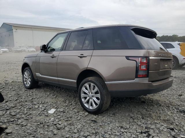 SALGS2FV3HA338742 - 2017 LAND ROVER RANGE ROVE HSE TAN photo 2