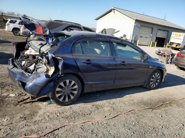 2HGFA16959H515038 - 2009 HONDA CIVIC EXL BLUE photo 3