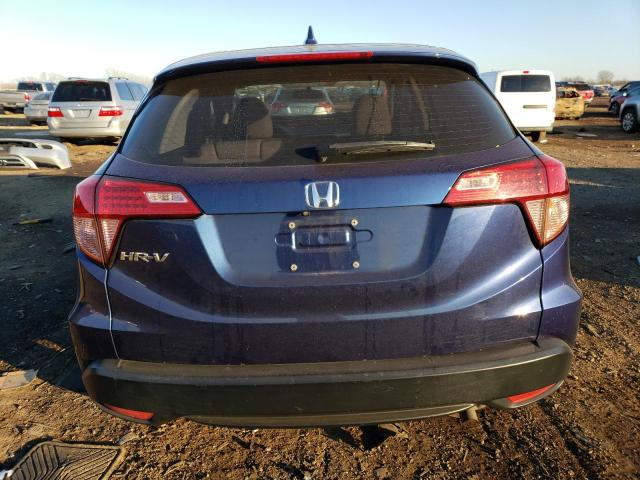 3CZRU5H39HG704528 - 2017 HONDA HR-V LX BLUE photo 6