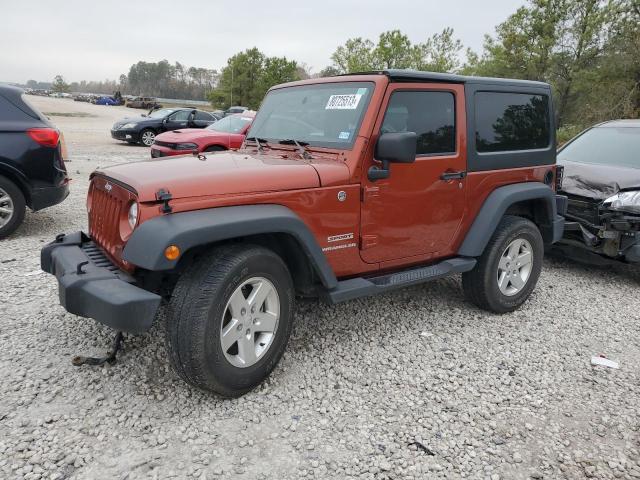 1C4AJWAG8EL169267 - 2014 JEEP WRANGLER SPORT ORANGE photo 1