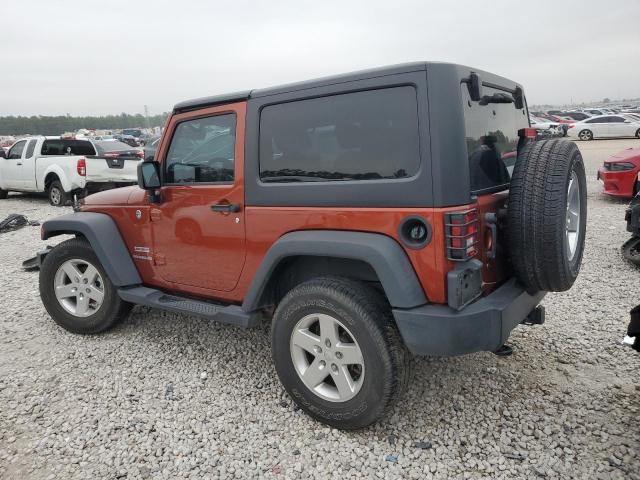 1C4AJWAG8EL169267 - 2014 JEEP WRANGLER SPORT ORANGE photo 2