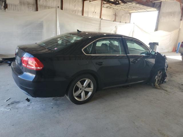 1VWBP7A34EC011303 - 2014 VOLKSWAGEN PASSAT SE BLACK photo 3