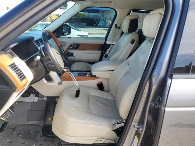 SALGV5RE3KA517357 - 2019 LAND ROVER RANGE ROVE AUTOBIOGRAPHY GRAY photo 7