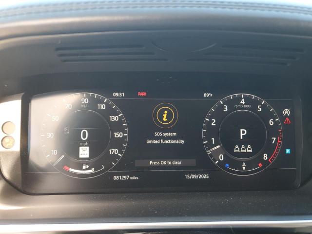 SALGV5RE3KA517357 - 2019 LAND ROVER RANGE ROVE AUTOBIOGRAPHY GRAY photo 9