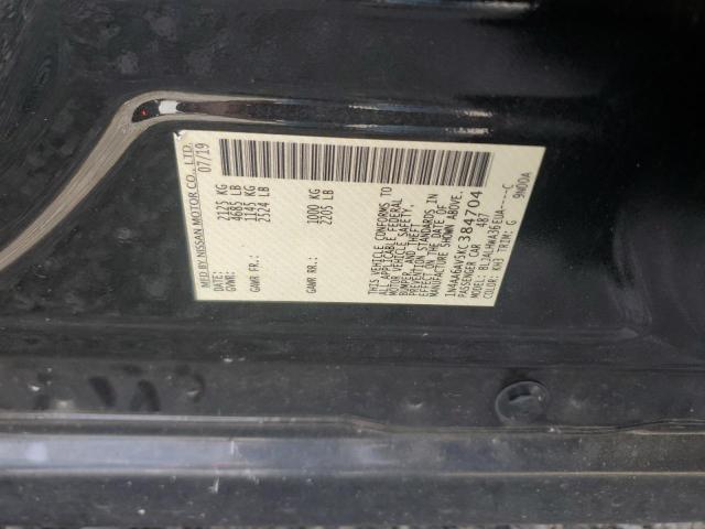 1N4AA6AV5KC384704 - 2019 NISSAN MAXIMA S 灰色 照片 13