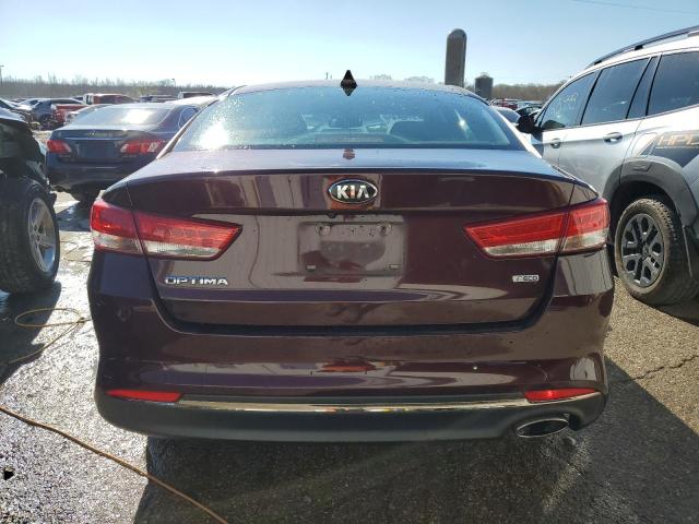 5XXGT4L19GG009497 - 2016 KIA OPTIMA LX BURGUNDY photo 6