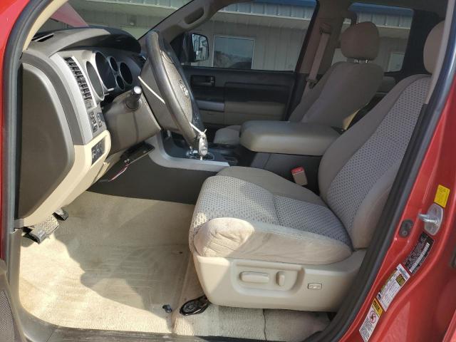 5TFUW5F16BX183525 - 2011 TOYOTA TUNDRA DOUBLE CAB SR5 RED photo 7