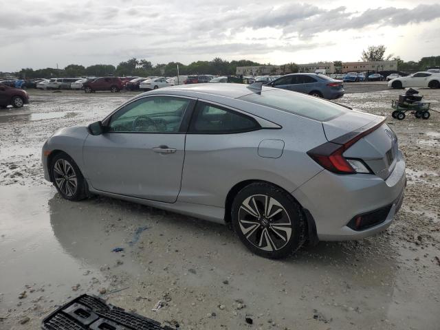 2HGFC3B35JH355383 - 2018 HONDA CIVIC EX ნაცრისფერი ფოტო 2