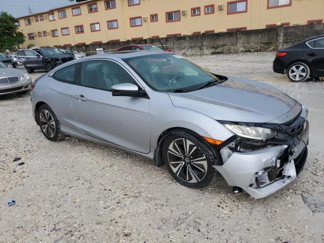 2HGFC3B35JH355383 - 2018 HONDA CIVIC EX ნაცრისფერი ფოტო 4