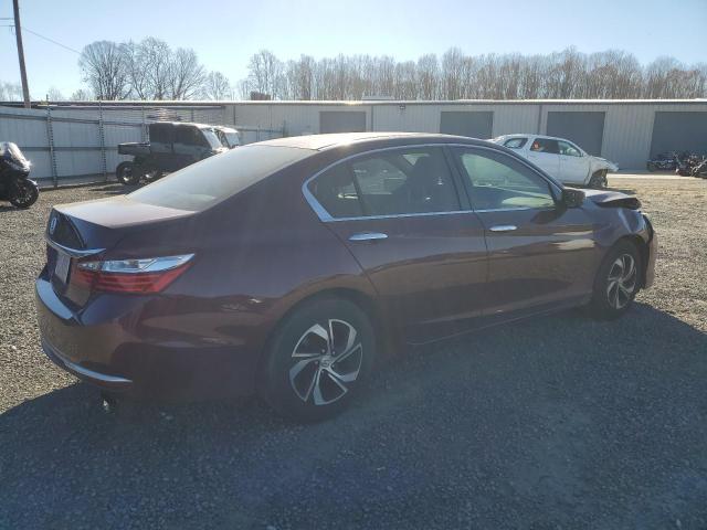 1HGCR2F30GA108978 - 2016 HONDA ACCORD LX MAROON photo 3