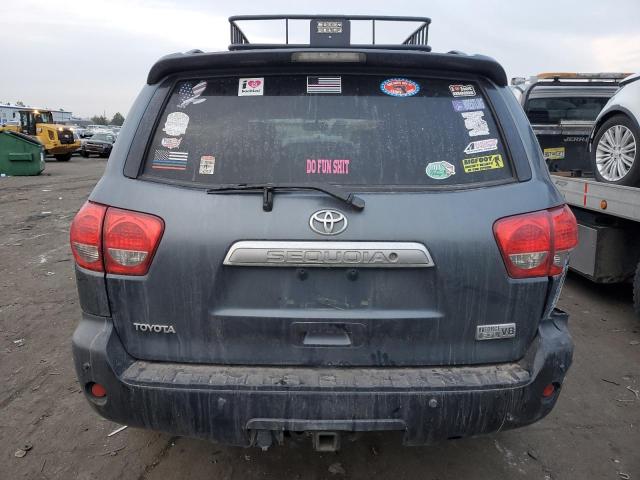 5TDBY68A68S000918 - 2008 TOYOTA SEQUOIA LIMITED GRAY photo 6