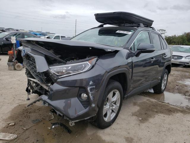 2T3RWRFVXLW090741 - 2020 TOYOTA RAV4 XLE GRAY photo 1