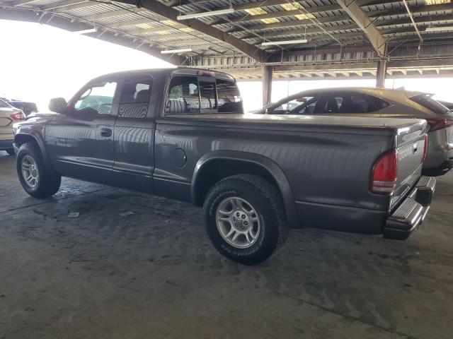 1B7GL32N42S690648 - 2002 DODGE DAKOTA SPORT GRAY photo 2