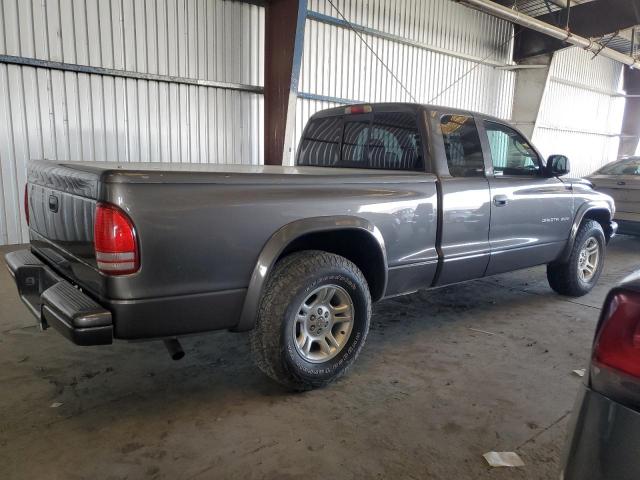 1B7GL32N42S690648 - 2002 DODGE DAKOTA SPORT GRAY photo 3
