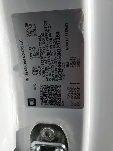 1GCHSBEA8N1247164 - 2022 CHEVROLET COLORADO WHITE photo 12