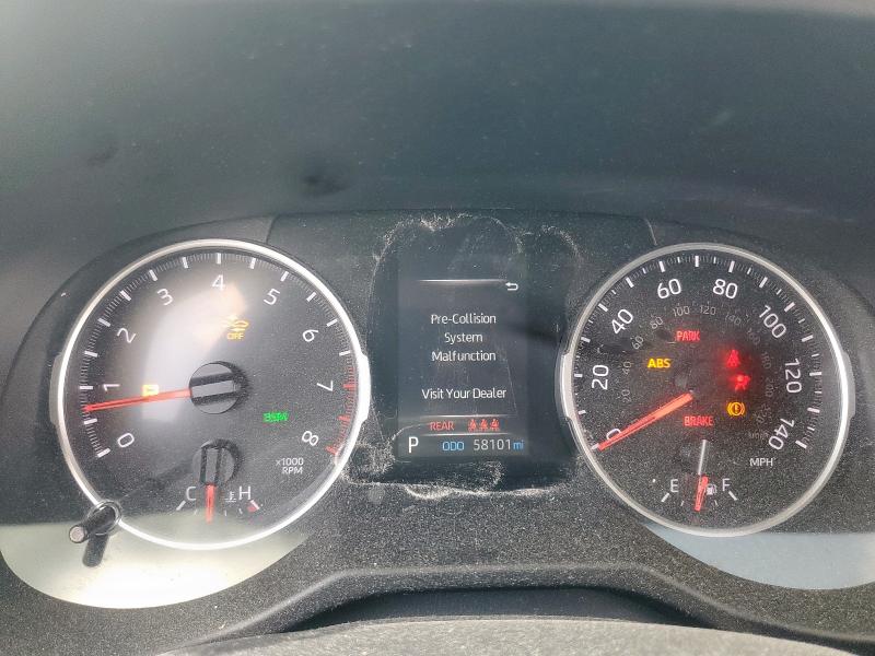 2T3W1RFV5NW204259 - 2022 TOYOTA RAV4 XLE GRAY photo 9