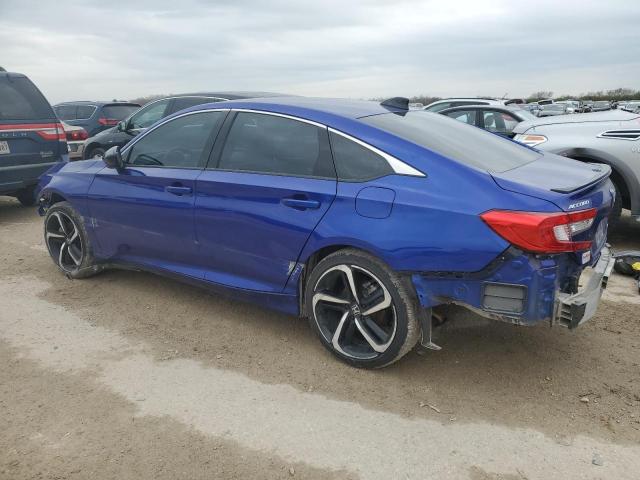 1HGCV1F3XNA060263 - 2022 HONDA ACCORD SPORT BLUE photo 2