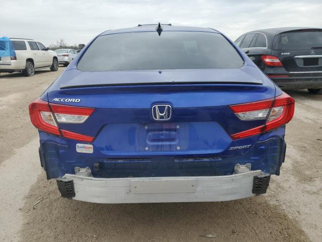 1HGCV1F3XNA060263 - 2022 HONDA ACCORD SPORT BLUE photo 6