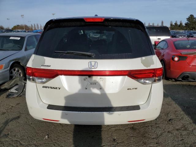 5FNRL5H91EB051126 - 2014 HONDA ODYSSEY TOURING WHITE photo 6