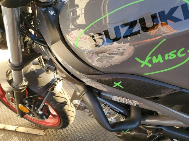 JS1VP55A7P7100124 - 2023 SUZUKI SV650 GRAY photo 9