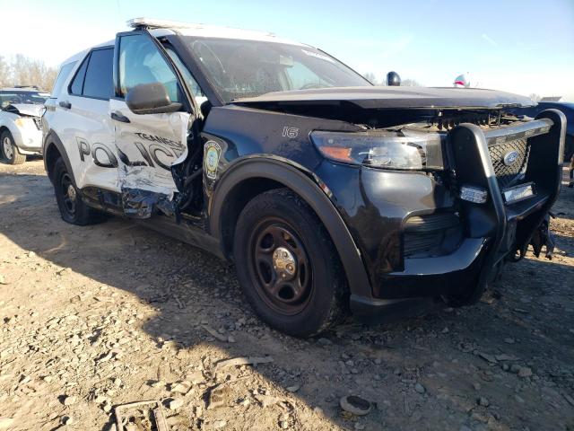 1FM5K8ABXLGC36841 - 2020 FORD EXPLORER POLICE INTERCEPTOR TWO TONE photo 4