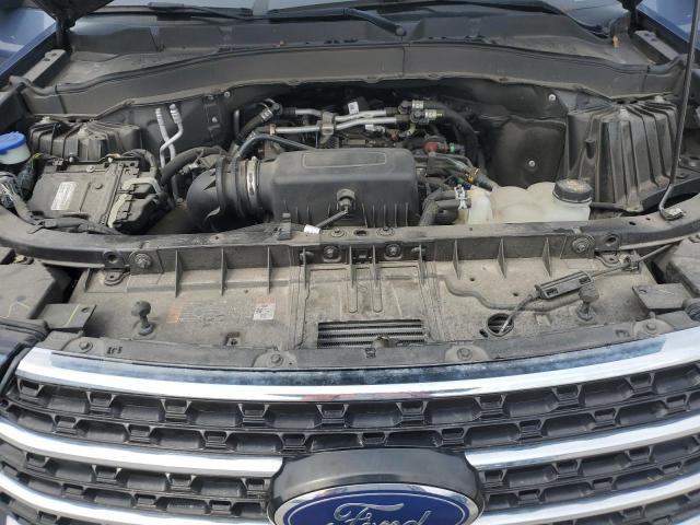 1FMSK8DH9MGC17587 - 2021 FORD EXPLORER XLT ლურჯი ფოტო 12
