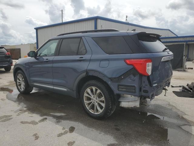1FMSK8DH9MGC17587 - 2021 FORD EXPLORER XLT ლურჯი ფოტო 2