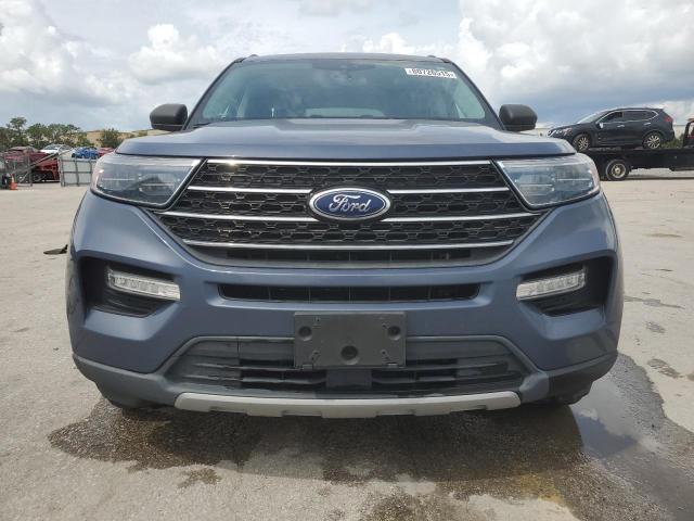 1FMSK8DH9MGC17587 - 2021 FORD EXPLORER XLT ლურჯი ფოტო 5