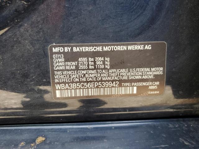 WBA3B5C56EP539942 - 2014 BMW 328 XI SULEV BLUE photo 12