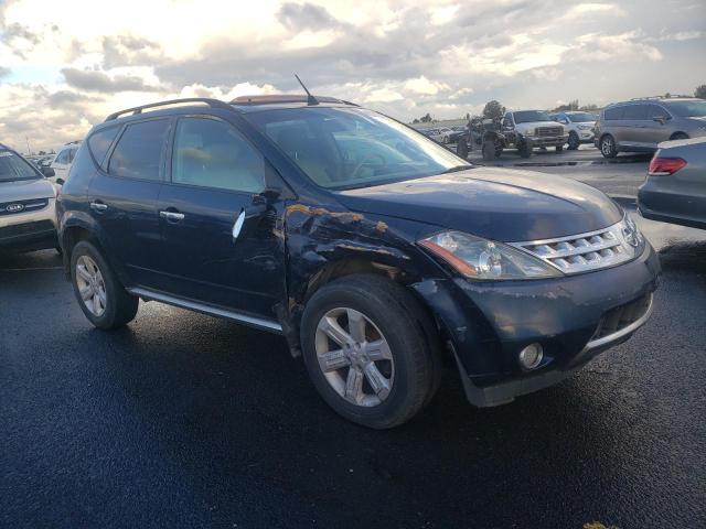 JN8AZ08T76W428487 - 2006 NISSAN MURANO SL BLUE photo 4