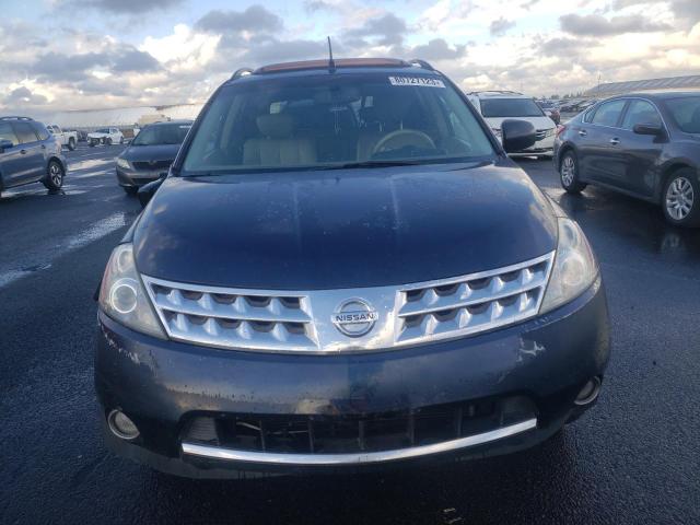 JN8AZ08T76W428487 - 2006 NISSAN MURANO SL BLUE photo 5