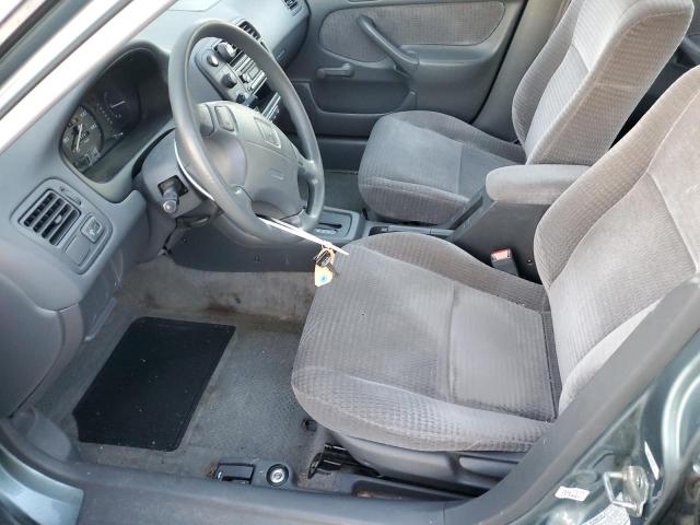 2HGEJ6615YH503411 - 2000 HONDA CIVIC BASE Dəniz mavisi foto 7