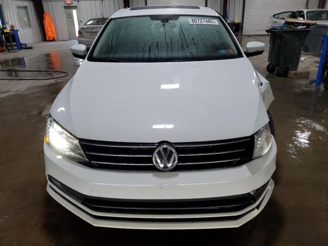 3VWL17AJ2GM391487 - 2016 VOLKSWAGEN JETTA SEL WHITE photo 5