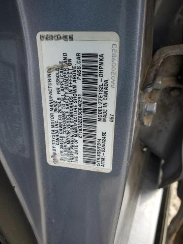 2T1KR32E03C040291 - 2003 TOYOTA COROLLA MA XR SILVER photo 12
