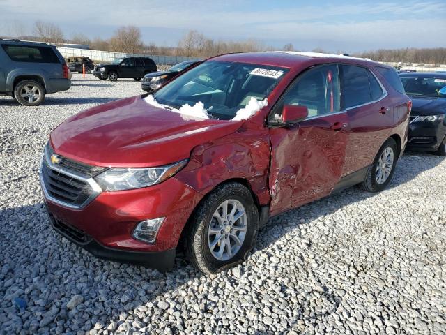 3GNAXUEV1KS573956 - 2019 CHEVROLET EQUINOX LT BURGUNDY photo 1