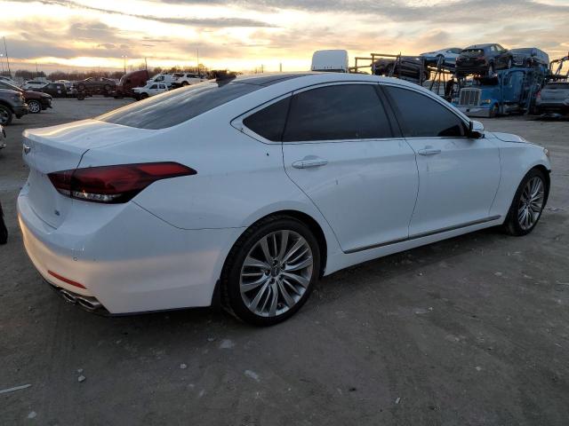 KMHGN4JF6JU229525 - 2018 GENESIS G80 ULTIMATE WHITE photo 3