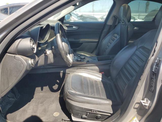 ZARFAECN8H7547134 - 2017 ALFA ROMEO GIULIA TI GRAY photo 7