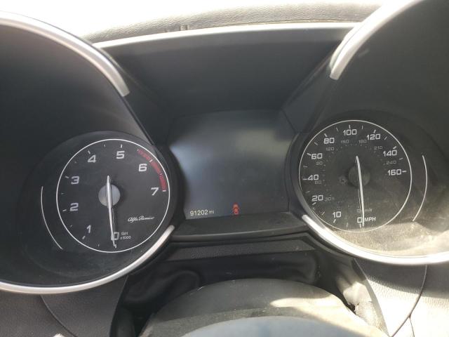 ZARFAECN8H7547134 - 2017 ALFA ROMEO GIULIA TI GRAY photo 9